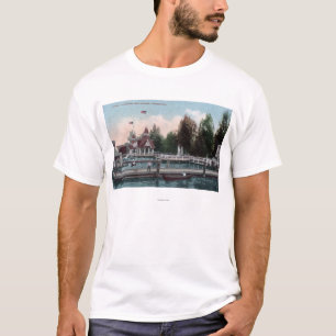 T-shirt Seattle, scène de parc de WashingtonMadison