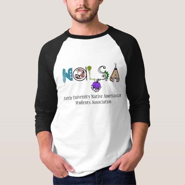 T-Shirt Seattle-UniversitätsNALSA (Vorderseite)