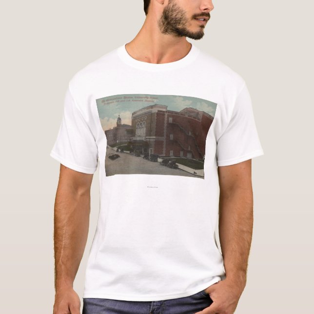 T-shirt Seattle, WA - la métropolitaine (Devant)
