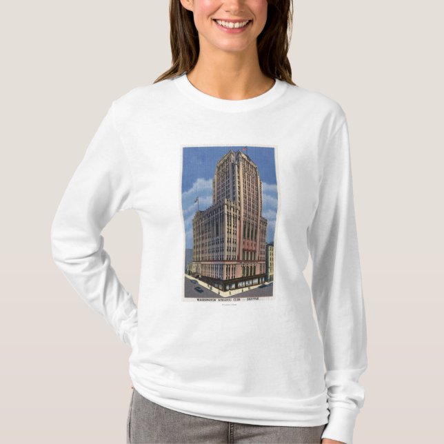 T-shirt Seattle, Washington - vue de Washington (Devant)