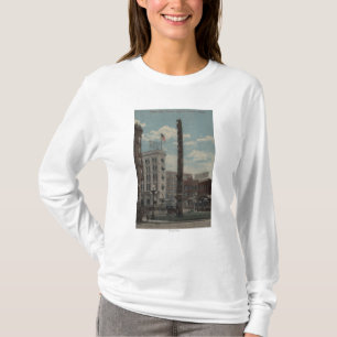 T-shirt Seattle, WATotem Polonais au carré de pionnier
