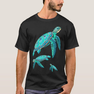 T-shirt Seaurtleurquoise Oceanlife friend