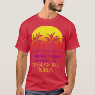 T-shirt Sebastian Inlet Floride Coucher de soleil tropical