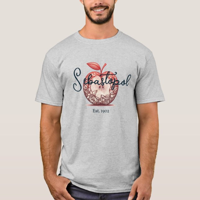 T-shirt Sebastopol California Gravenstein Apple Fair (Devant)