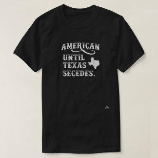 T-shirt Secedes Américains Jusqu'Au Texas