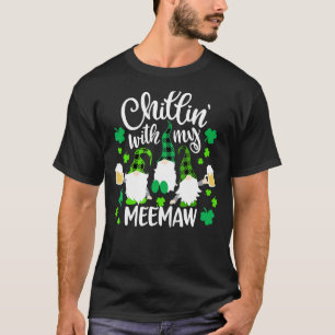 T-shirt S'éclater avec ma Meemaw St Patricks Day Gnomes Ja