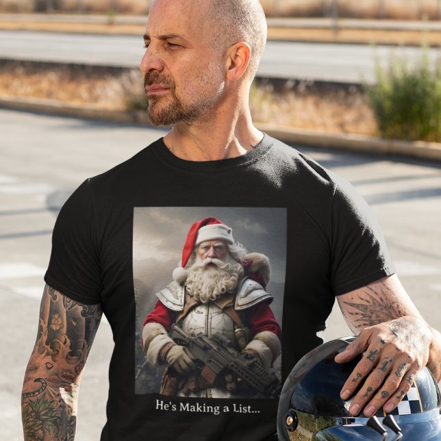 T-shirt Second Amendment Santa Gun Rights Naughty List (Créateur téléchargé)