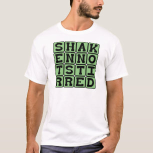 T-shirt Secoué non remué, préférence de Martini