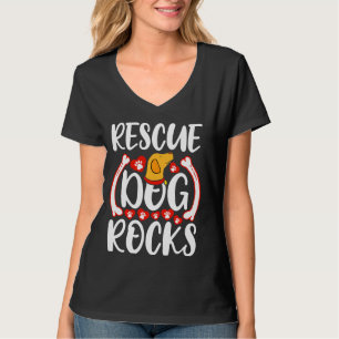 T-shirt Secourir Chien Rocks Chiens mignons