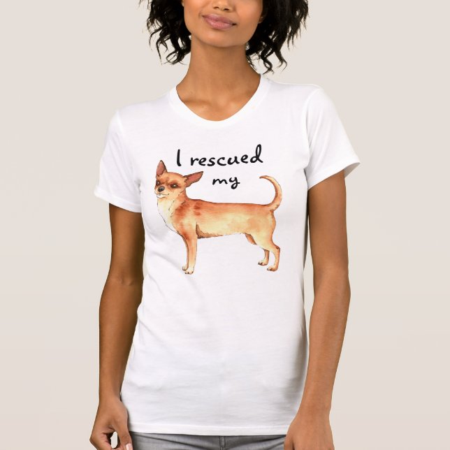 T-shirt Secourir Chihuahua (Devant)