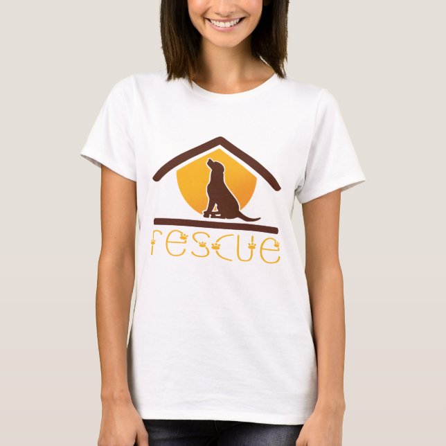 T-shirt Secourir le chien (Devant)