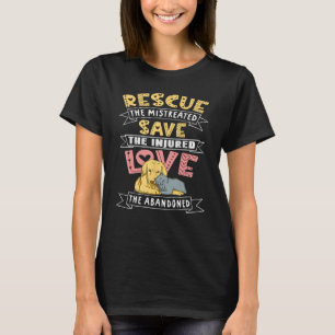 T-shirt Secourir Le Mistreated Sauvons L'Amour Blessé L'Ab
