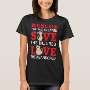 T-shirt Secourir Le Mistreated Sauvons L'Amour Blessé L'Ab