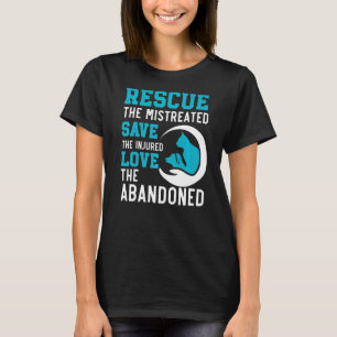 T-shirt Secourir Le Mistreated Sauvons L'Amour Blessé L'Ab