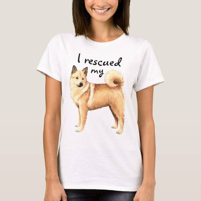 T-shirt Secourir Norwegian Buhund (Devant)
