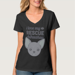 T-shirt Secourt animal Chihuahua Shelter Chien Aimer
