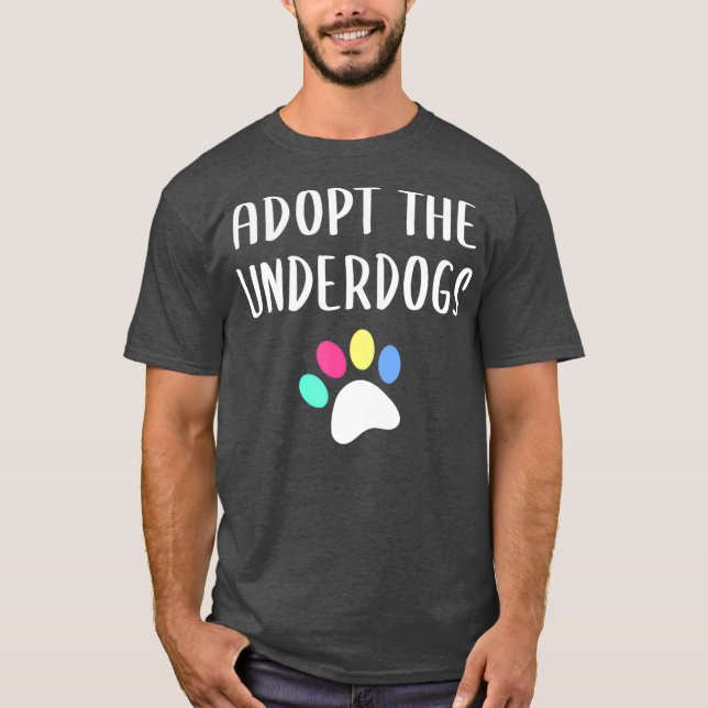 T-shirt Secourt de chien aveugle PA - Adopter Le (Devant)