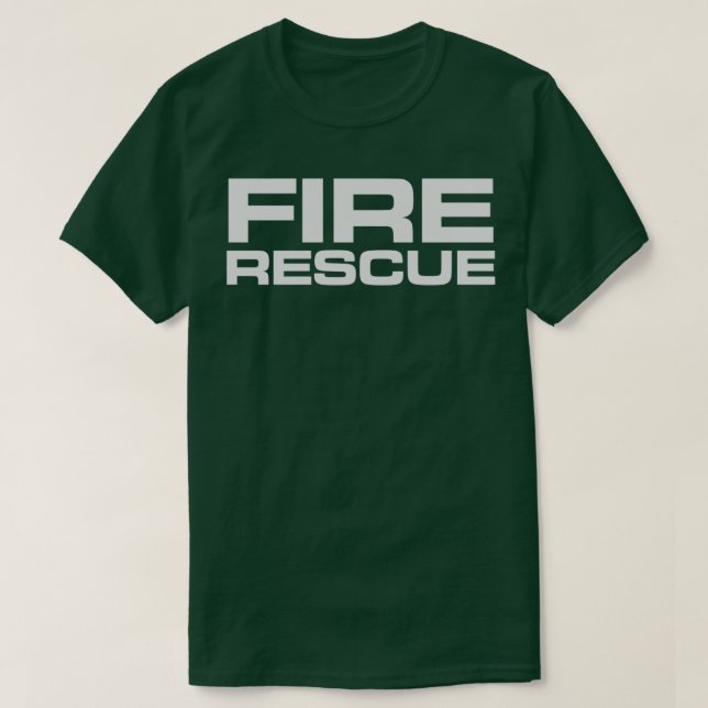 T-shirt Secourt incendie Recherche et Secourt EMR EMS (Design devant)