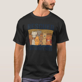 T-shirt Secouru Est Ma race préférée Chiens Chien Maman