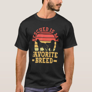 T-shirt Secouru Est Mon Abri Animal De Race Favorite