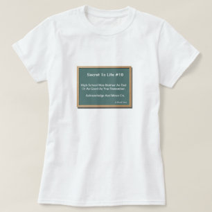 T-shirt Secret À La Vie #18 (Mesdames T) Une Chemise Miste