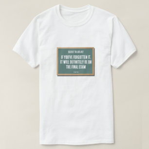 T-shirt Secret À La Vie #27 (Examen Final) - Une Chemise M