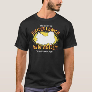 T-shirt Secret américain de chien esquimau d'agilité