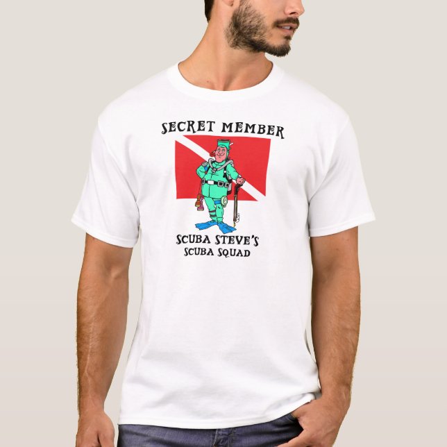 T-shirt secret de Steve de SCAPHANDRE de membre (Devant)