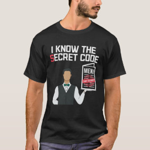 T-shirt Secret Menu Foodie Restauration rapide Chef