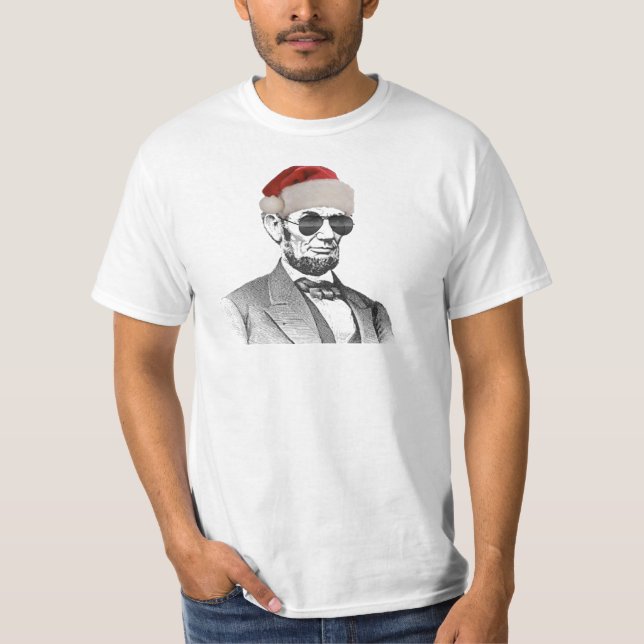 T-shirt Secret Père Noël de Lincoln (Devant)