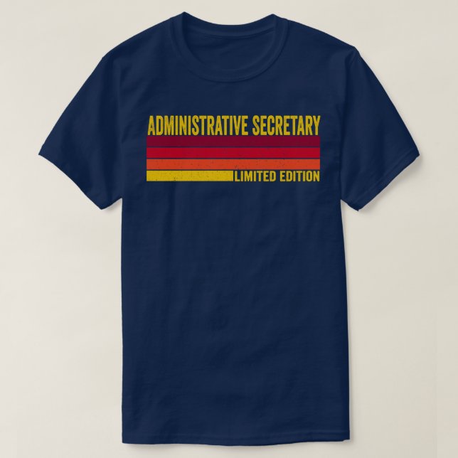 T-shirt Secrétaire administratif (Design devant)