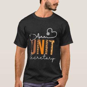 T-shirt Secrétaire de l'unité Leopard Hebeat Appréciation 