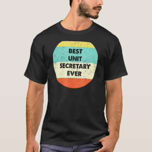 T-shirt Secrétaire d'unité Meilleur secrétaire d'unité Jam