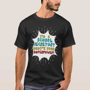 T-shirt Secrétaire scolaire