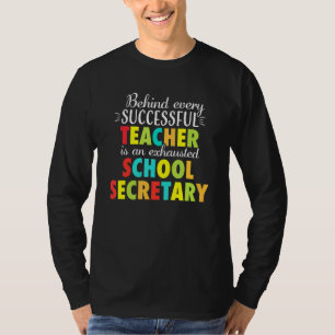 T-shirt Secrétaire scolaire Bureau d'appréciation des femm