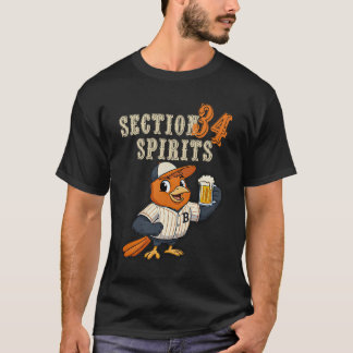 T-shirt Section 34 spirits baseball art