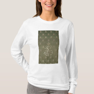 T-shirt Section de vert et de damassé d'or