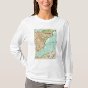 T-shirt Section orientale de l'Espagne et du Portugal