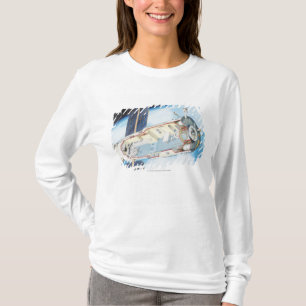 T-shirt Section transversale de station spatiale actionné