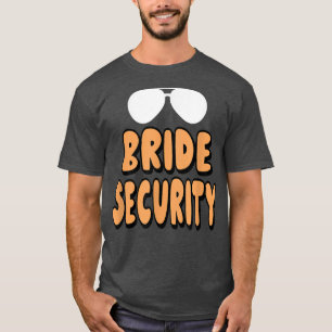 T-shirt Sécurité de la mariée Neveu Nièce Frère Sœur Cousi
