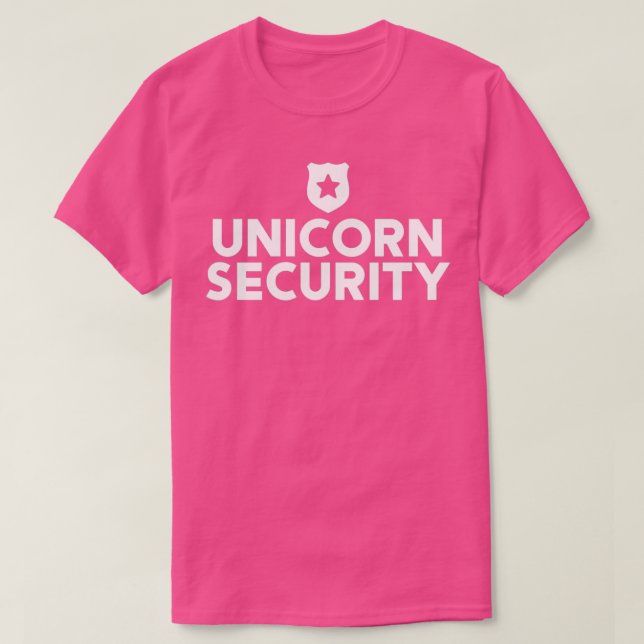 T-shirt Sécurité de la Unicorne 5 1 (Design devant)