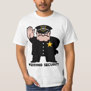 T-shirt sécurité de mariage