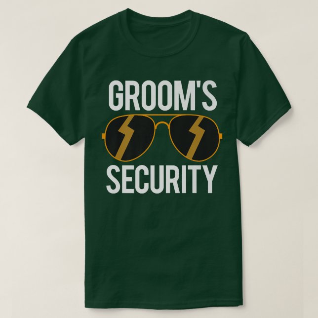 T-shirt Sécurité du marié Cadeaux drôles de marié pour gar (Design devant)