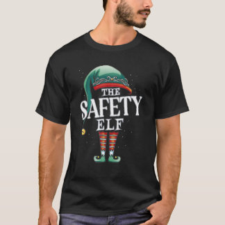 T-shirt Sécurité Elf Christmas Group Xmas Pajama Party T S