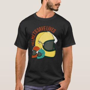 T-shirt Sécurité et élégance : Casque de moto