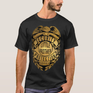 T-shirt Sécurité Little Brother Protection Squad Big bff c