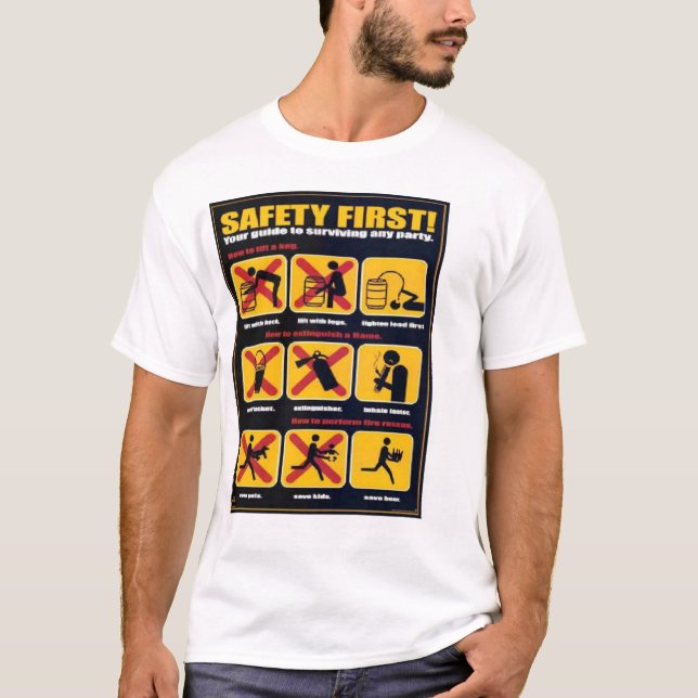 T-shirt sécurité première (Devant)