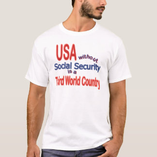 T-shirt Sécurité sociale Etats-Unis ! Personnalisez le