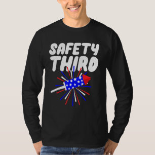 T-shirt Sécurité Troisième directeur de feux d'artifice 4