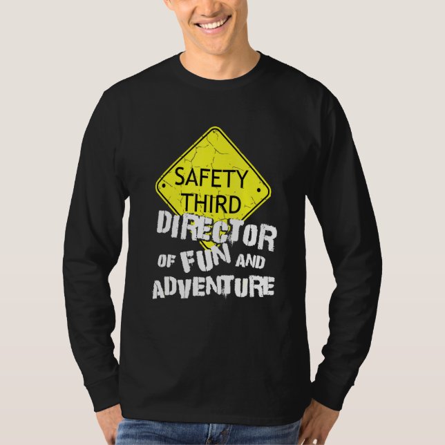 T-shirt Sécurité Troisième Directeur Fun Adventure Coordon (Devant)